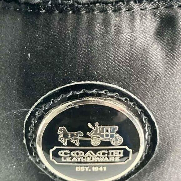 COACH Designer Women's Black Drexel Zip Side Rain Snow Boots Size 9.5B - Picture 5 of 7